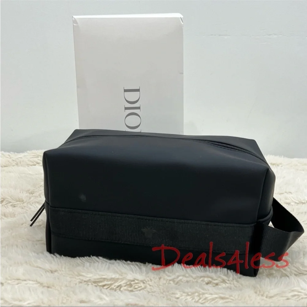 Dior Pouch Cosmetic Bag Toiletry Case Travel Dop Kitt Shaving Bag NEW in box